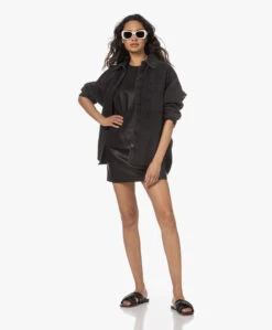 Enes Antwerp Shanna Leren Mini Rok - Zwart 20 Enes Antwerp Shanna Leren Mini Rok - Zwart -Mode Kleding 230215 1a706002 f529 4a46 b92b 250630e7ed1f