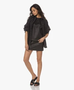 Enes Antwerp Shanna Leren Mini Rok - Zwart 24 Enes Antwerp Shanna Leren Mini Rok - Zwart -Mode Kleding 230215 89d79af3 1e08 4007 8adc 5d4dedcab3fe