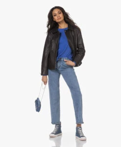 See By Chloé Aryana High-Top Logo Sneakers - Blauw -Mode Kleding 230216 84992f8a 7125 4902 9c63 cf9d28b2c53b