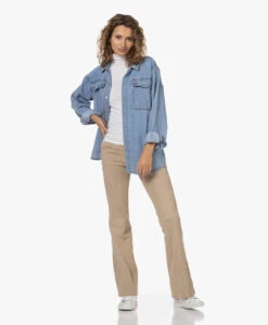 Majestic Filatures Viscose Soft Touch Jersey Colshirt - Wit -Mode Kleding 230220 e4f90577 885f 4457 a49d 6210b503ded1