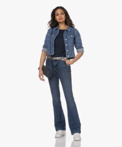 By-Bar Leila Flared Jeans - Middenblauw -Mode Kleding 230221 c26aeb1b ddbe 41f1 8010 2ac466763bdd