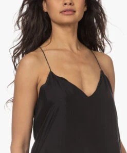 Pomandère Zijden Maxi Jurk - Zwart -Mode Kleding 230223 b7c8c02e 9800 4bf7 a711 0a377516244f