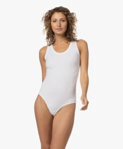 Spanx® Suit Yourself Mouwloze Scoop Neck Bodysuit - Wit -Mode Kleding 230301 4db0cdb8 1373 4815 9c18 a7038a8ec0d6