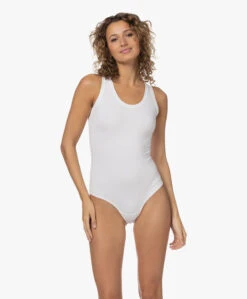 Spanx® Suit Yourself Mouwloze Scoop Neck Bodysuit - Wit -Mode Kleding 230301 56e60b80 c2a2 47bd bdb1 fa1fb6f00a1b