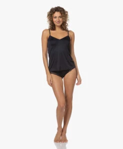 Hanro Satin Deluxe Spaghetti Top - Zwart 22 Hanro Satin Deluxe Spaghetti Top - Zwart -Mode Kleding 230301 c7dbf190 4010 4e82 8322 dbcccb19d88d