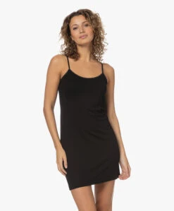 No Man'S Land Viscose Jersey Jurk - Zwart -Mode Kleding 230301 e3dae693 70c0 41a8 92a2 000d717c219b