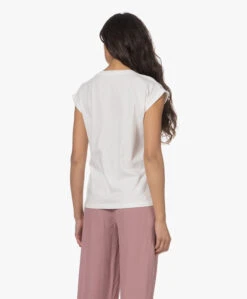 By-Bar Thelma Oui Flock Print T-Shirt - Off-White 16 By-Bar Thelma Oui Flock Print T-Shirt - Off-White -Mode Kleding 230302 64a6c140 5b77 442e 9f03 b6f638428f98