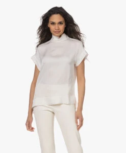 By Malene Birger Candillon Zijden Blousetop - Soft White -Mode Kleding 230302 bef9d29b 13fd 4e35 9243 dda1834d98ae