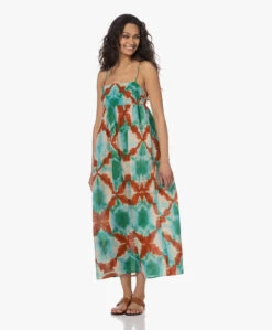 Rails Lucille Batist Print Maxi Jurk - Kaleidoscope -Mode Kleding 230303 174e51d1 1232 444f acf5 a3a46ad6d858