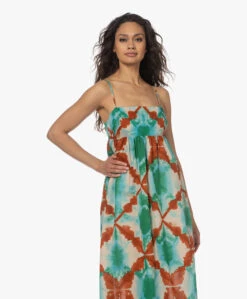 Rails Lucille Batist Print Maxi Jurk - Kaleidoscope -Mode Kleding 230303 402ca7c1 dd52 4773 8741 516fc42dc314