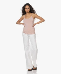 Plein Publique La Foix Bamboe Jersey Spahgettitop - Rose -Mode Kleding 230303 8b46097a bf43 4431 8003 aa18aece21a2