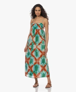 Rails Lucille Batist Print Maxi Jurk - Kaleidoscope