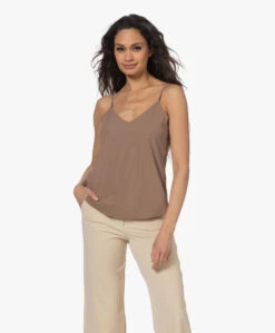 Japantky Tanka Travel Jersey Spaghetti Top - Nougat -Mode Kleding 230308 42e34c59 b6a7 429d a947 7b9ee984a78b