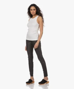 By Malene Birger Amani Rib Tanktop - Soft White -Mode Kleding 230308 57b0ad99 589e 4e03 8e12 01099fb3d2d1