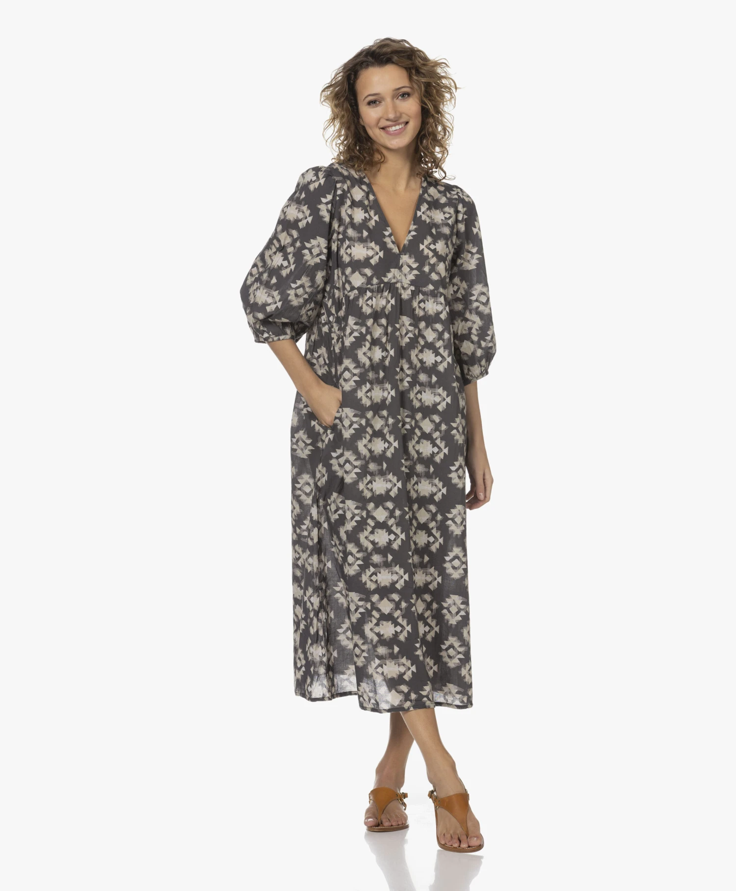 K. Jacques St. Tropez Triton Leren Sandalen - Naturel 9 K. Jacques St. Tropez Triton Leren Sandalen - Naturel - Afbeelding 9