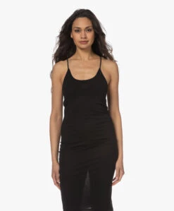 Humanoid Hadewych Jersey Spaghetti Jurk - Zwart -Mode Kleding 230321 8fa99e73 aacc 4048 b1b7 2e63b6f4dcf0