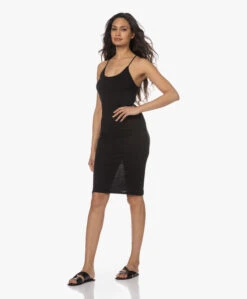 Humanoid Hadewych Jersey Spaghetti Jurk - Zwart -Mode Kleding 230321 b525f77e 34e3 4304 af34 4294b738707c