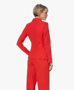 Japantky Danno Travel Jersey Blazer - Rood -Mode Kleding 230322 545bf5a3 4b9f 4783 a228 58ed97d1d615
