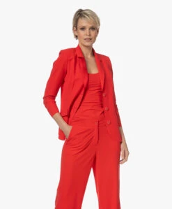 Japantky Danno Travel Jersey Blazer - Rood -Mode Kleding 230322 ab4cd84f ce50 4880 9d45 be419c2f8629