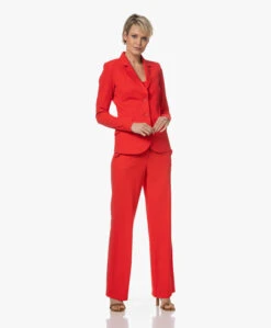 Japantky Danno Travel Jersey Blazer - Rood -Mode Kleding 230322 f3ad4272 86ad 4e1d 8812 05c1abc473ea