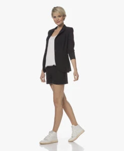 Japantky Yuuka Getailleerde Travel Jersey Blazer - Diepzwart -Mode Kleding 230322 f5779d42 59f4 4684 96fa 6d761c94e92b