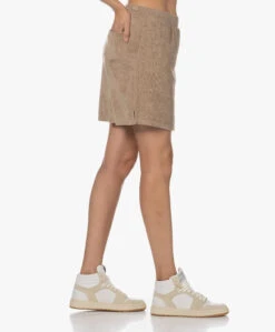 Resort Finest Terry Towel Jersey Rok - Camel -Mode Kleding 230328 09623399 9ff0 4d6f a000 8a11fe9a9fb8