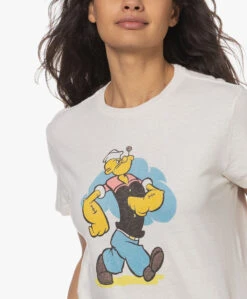 Re/Done Classic Popeye Print T-Shirt - Vintage White -Mode Kleding 230328 0ddfdce8 d9a5 4cdc 8871 879bbc8af1fa