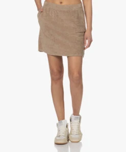 Resort Finest Terry Towel Jersey Rok - Camel
