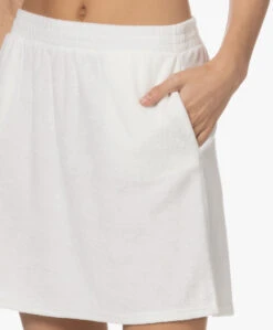 Resort Finest Terry Towel Jersey Rok - Ecru -Mode Kleding 230329 5d465b49 c98e 4e52 90df 617b8c66aeb6