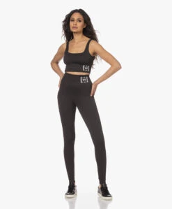 Wolford Rib Jersey Logo Sportlegging - Zwart -Mode Kleding 230404 34d6dc6c dbf5 447e a379 77139462130d