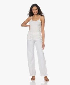 Plein Publique La Foix Bamboe Jersey Spahgettitop - Ivoor -Mode Kleding 230404 3bb3ab39 9670 4448 86d4 8f05a461f98c