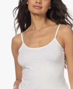 Plein Publique La Foix Bamboe Jersey Spahgettitop - Ivoor -Mode Kleding 230404 7ebaaf58 cfd3 4931 a14f 8b8dacfc0e55