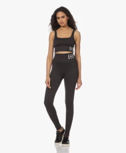 Wolford Rib Jersey Logo Sportlegging - Zwart -Mode Kleding 230404 8729ee75 d646 41ec 86da 947dd88ac88d