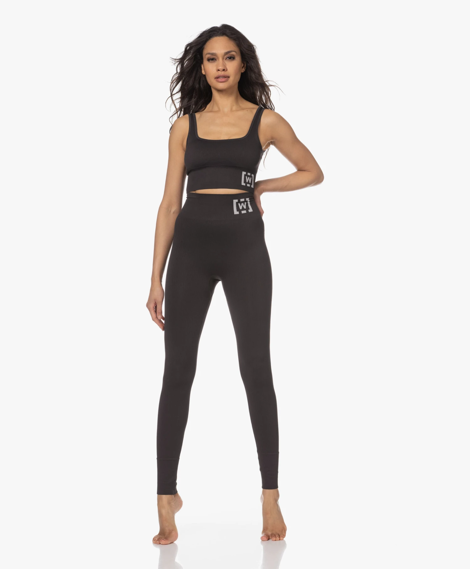 Wolford Rib Jersey Logo Sport Bh - Zwart 13 Wolford Rib Jersey Logo Sport Bh - Zwart - Afbeelding 13