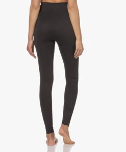 Wolford Rib Jersey Logo Sportlegging - Zwart -Mode Kleding 230404 d0bed01c 9d02 453a b69e fc9af55ad932
