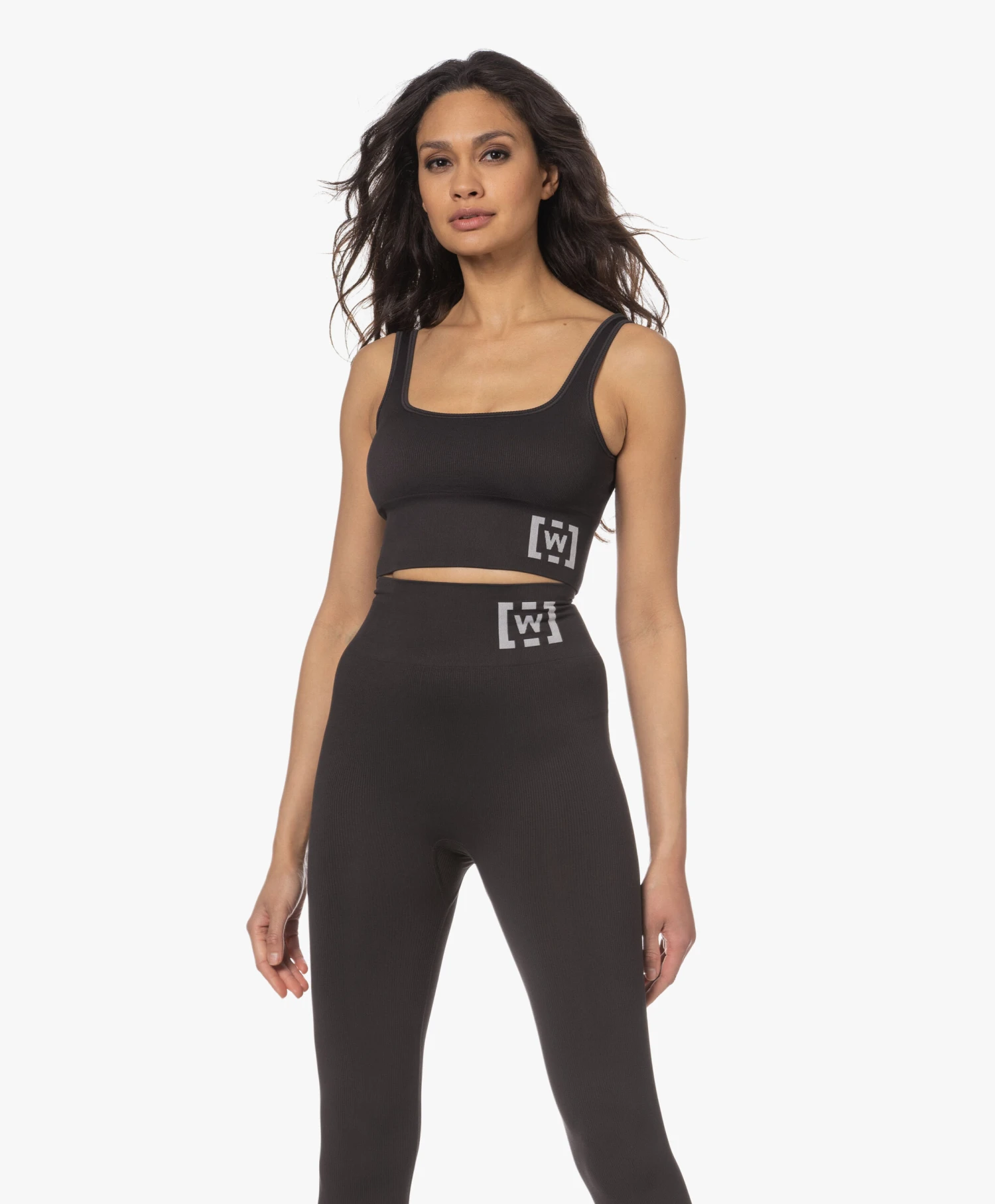Wolford Rib Jersey Logo Sport Bh - Zwart 11 Wolford Rib Jersey Logo Sport Bh - Zwart - Afbeelding 11