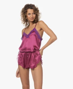 Love Stories Millie Zijden Camisole Met Kant - Berry -Mode Kleding 230405 09836dc2 78f8 434a b06a 11b618172cf4