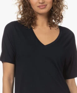 Majestic Filatures Superwashed Soft Touch V-Hals T-Shirt - Marine -Mode Kleding 230405 3547d46f 22b1 4e09 95f1 382cd5a72f78