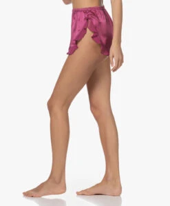 Love Stories Mae Zijden Shorts Met Volants - Berry -Mode Kleding 230405 3b603075 ad67 48f9 a771 a695e86333b8