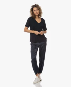 Majestic Filatures Superwashed Soft Touch V-Hals T-Shirt - Marine -Mode Kleding 230405 fdae845b 8a80 4026 b2ae e985c046b607