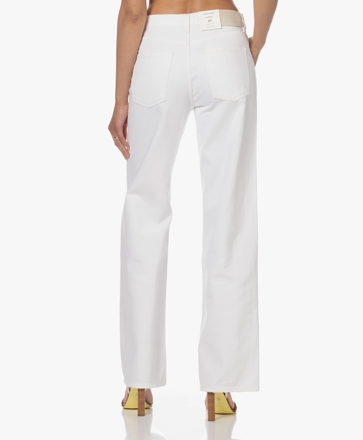 Citizens Of Humanity Annina Straight Leg Jeans - Seashell 4 Citizens Of Humanity Annina Straight Leg Jeans - Seashell - Afbeelding 4