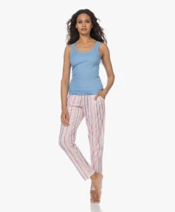 Hanro Sleep & Lounge Jersey Print Broek - Painted Stripe -Mode Kleding 230417 20100788 8b54 4e9a 99de b4ef561b4257