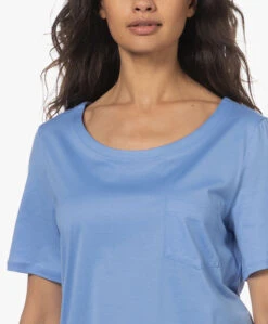 Hanro Cotton Deluxe Jersey Nachthemd - Azurine 19 Hanro Cotton Deluxe Jersey Nachthemd - Azurine -Mode Kleding 230417 db132a7f 2379 45ab aab5 5dd3939e9d27