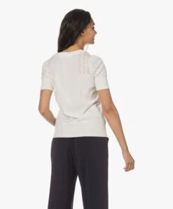 Plein Publique La Femme Pointelle Korte Mouwen Trui - Ivoor 16 Plein Publique La Femme Pointelle Korte Mouwen Trui - Ivoor -Mode Kleding 230417 ddbb6063 244e 4630 97fa 9a80bc86b2ae