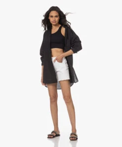 Gai+Lisva Rosa Bio Poplin Overhemd - Zwart -Mode Kleding 230418 39c6f9fe da79 4d75 9be0 3d19752c2711