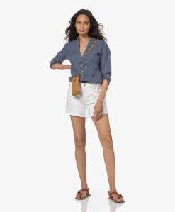 Agolde Parker Denim Short - Wit -Mode Kleding 230418 3a8f8a60 a95f 40ea 98e1 989f5f5b2399