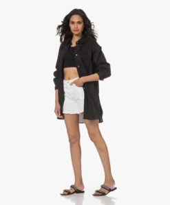 Gai+Lisva Rosa Bio Poplin Overhemd - Zwart -Mode Kleding 230418 63f4ef1c 85bb 49c3 9f87 52085cf30b71