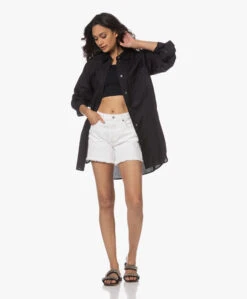 Agolde Parker Denim Short - Wit -Mode Kleding 230418 66e80f8a e27a 48bf b1d8 028789c75a6c