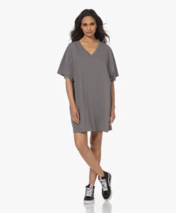 American Vintage Lopintale T-Shirt Jurk Met V-Hals - Vintage Foggy 23 American Vintage Lopintale T-Shirt Jurk Met V-Hals - Vintage Foggy -Mode Kleding 230418 a450f8e9 6374 46a9 8bbc 4dca312c2558