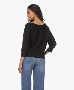 No Man'S Land Reversible Viscose T-Shirt - Zwart -Mode Kleding 230418 beb72e19 5c76 4e1f 9103 1195b01b83e2